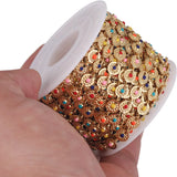 6mm Stainless Steel Chain Disc Plated Enamel Chains for Diy Jewelry Making