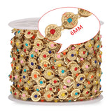 6mm Stainless Steel Chain Disc Plated Enamel Chains for Diy Jewelry Making