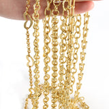 1M Copper Link Chain for Jewelry Making DIY Bracelets Necklaces