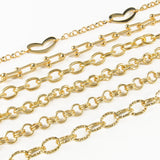 1M Copper Link Chain for Jewelry Making DIY Bracelets Necklaces