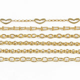 1M Copper Link Chain for Jewelry Making DIY Bracelets Necklaces
