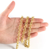 1M Copper Link Chain for Jewelry Making DIY Bracelets Necklaces