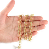 1M Copper Link Chain for Jewelry Making DIY Bracelets Necklaces
