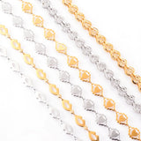 Stainless Steel Lip Chain Love Heart Link Chain DIY Necklace Bracelet
