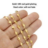 Stainless Steel Dolphin Heart Leaf Chains Lot DIY Jewelry Necklace Bracelet Ankl