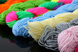 280m Chinese Knotting Cord Nylon Macrame Thread 10 Colors Mixed