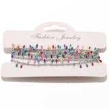 18K Gold-Plate Clips Stainless Steel Enamel Dripping Chains Soldered Findings