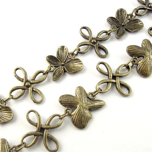 1M Antiquqe Style Bronze Tone Necklace Chain Jewelry