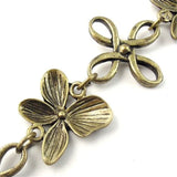 1M Antiquqe Style Bronze Tone Necklace Chain Jewelry