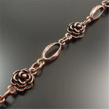 1M 1L Antique Copper Tone Necklace Chain 10*10MM (32458)
