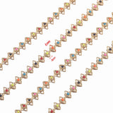 6mm Stainless Steel Eye Connect Enamel Chains for DIY Jewelry