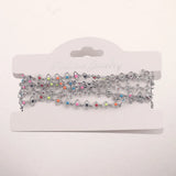 6mm Stainless Steel Eye Connect Enamel Chains for DIY Jewelry