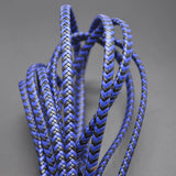 7*4mm Flat Wide Braided Leather Cords for Jewelry Making