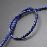 7*4mm Flat Wide Braided Leather Cords for Jewelry Making