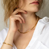 14K Real Plated Paperclip Chain DIY Jewelry Making Supplies