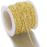 14K Real Plated Paperclip Chain DIY Jewelry Making Supplies