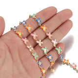 1M Butterfly Chain Colorful Enamel Insect DIY Necklace Bracelet Curtain Jewelry