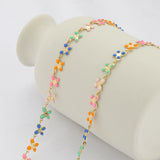 1M Butterfly Chain Colorful Enamel Insect DIY Necklace Bracelet Curtain Jewelry