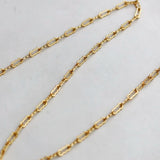 8 Shaped Paperclip Chain Brass Plated for Jewelry Making