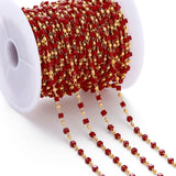 Colorful Cube Stone Copper Beads Necklace Chain for DIY Jewelry Making