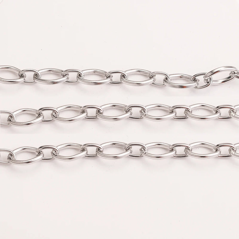 Gold-Plate Stainless Steel Cable Chain for Jewelry Making