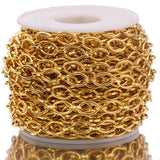 Gold-Plate Stainless Steel Cable Chain for Jewelry Making
