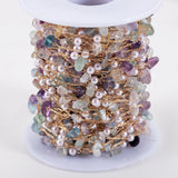 1M Mix Pearl Beads Chain for Necklace Bracelet Earrings DIY