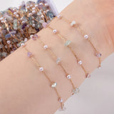 1M Mix Pearl Beads Chain for Necklace Bracelet Earrings DIY