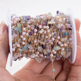 1M Mix Pearl Beads Chain for Necklace Bracelet Earrings DIY