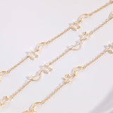 1M Brass Celestial Moon Star Link Chain Circle Bulk Chains