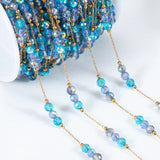 1Meter Stainless Steel Crystal Beading Chain for DIY Necklace Bracelet