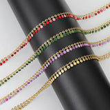 1M Stainless Steel Chain Sunflower Drop Beaded DIY Choker Bracelet Necklace