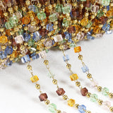 1M Crystal Beads Chain for Jewelry Making DIY Necklace Bracelets Crafts