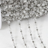 1M Crystal Beads Chain for Jewelry Making DIY Necklace Bracelets Crafts