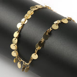 1M Stainless Steel Chain Round Pearl Beads DIY Jewelry Making