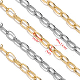 1 Meter Stainless Steel Oval Link Chain Jewelry Making DIY Bag Necklace Bracelet