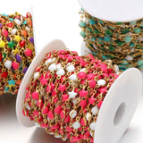 1Meter Stainless Steel Enamel Chains for DIY Necklaces Bracelets