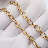 1Meter Stainless Steel Heavy Twist Cable Chain Textured Chunky O Trace Chains