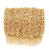 1Meter Stainless Steel Heavy Twist Cable Chain Textured Chunky O Trace Chains