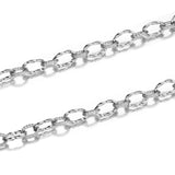 1Meter Stainless Steel Heavy Twist Cable Chain Textured Chunky O Trace Chains