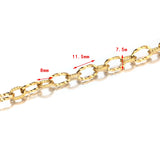 1Meter Stainless Steel Heavy Twist Cable Chain Textured Chunky O Trace Chains