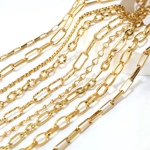 1M Stainless Steel Oval Link Chains for DIY Jewelry