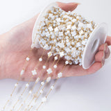 1Meter Stainless Steel Shell Beads Chain DIY Necklace Bracelet Supplies