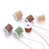 1M Stone Chain Square Cube Crystal Beads Necklace Bracelets Jewelry DIY