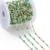 1M Stone Chain Square Cube Crystal Beads Necklace Bracelets Jewelry DIY