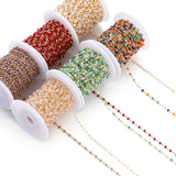 1M Stone Chain Square Cube Crystal Beads Necklace Bracelets Jewelry DIY