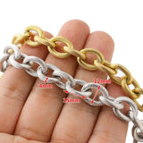 12mm Stainless Steel Big Cable Chain for DIY Punk Rock Jewelry Making