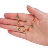 1M Flower Pendant Chains for Necklace Choker Stainless Steel Chain