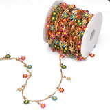1M Flower Pendant Chains for Necklace Choker Stainless Steel Chain