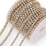Stainless Steel Rhinestone Chains Cup Apparel Sewing DIY Necklace